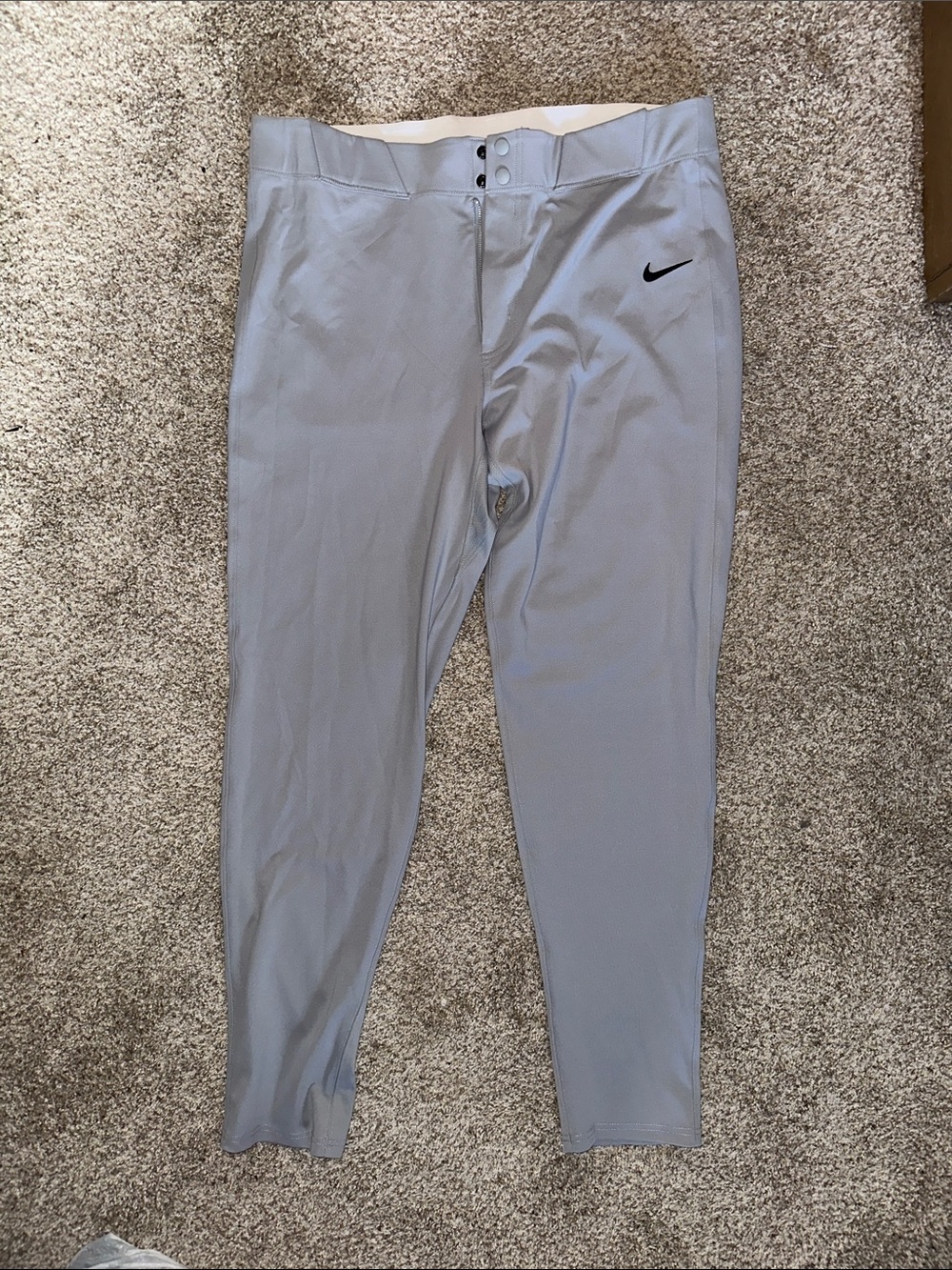 ** BRAND NEW ** Nike Vapor Men’s Light Gray Athletic Baseball Pants